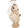 Coniglio decorativo Clayre & Eef Tessile Beige 24x17x50 cm Decorazione di Pasqua