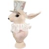Coniglio decorativo Clayre & Eef Tessile Beige Oro 18x15x39 cm Stile Vintage