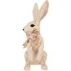 Coniglio decorativo Clayre & Eef Figura tessile Beige 25x19x54 cm