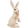 Coniglio decorativo Clayre & Eef Figura tessile Beige 25x19x54 cm