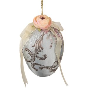 Clayre & Eef Uovo appeso Decorazione Blu...