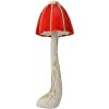 Clayre & Eef 66164 Fungo decorativo in stile barocco rosso oro Ø15x40cm