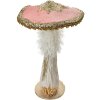 Clayre & Eef 66167 Fungo Deco Ø26x43cm Rosa Oro Plastica Barocca Deco