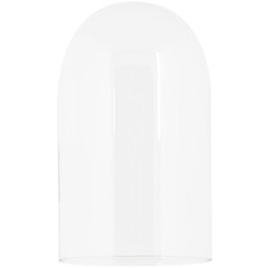 Vaso a campana in vetro Clayre & Eef base in legno...