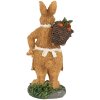 Clayre & Eef 6PR5720 Coniglio decorativo in poliresina 5x5x13 cm Stile country