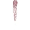 Clayre & Eef piuma decorativa rosa 42 cm plastica finitura glitterata