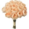 Clayre & Eef 6PL0393W Bouquet di fiori artificiali 18 rose beige 30 cm