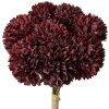 Clayre & Eef Bouquet di fiori artificiali rossi 8 pezzi 15x15x32 cm