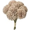 Clayre & Eef bouquet artificiale grigio verde 15x15x32 cm 8 fiori