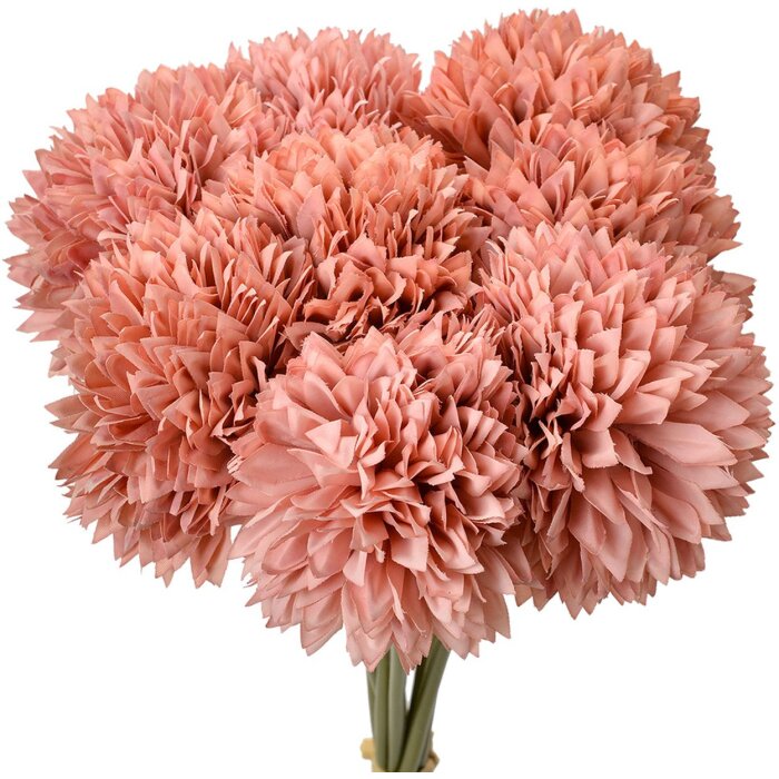 Clayre & Eef bouquet artificiale 8 fiori rosa 15x15x32 cm