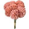Clayre & Eef bouquet artificiale 8 fiori rosa 15x15x32 cm