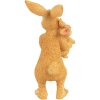 Clayre & Eef 6PR5715 Coniglio decorativo marrone 4x4x8cm in poliresina stile country