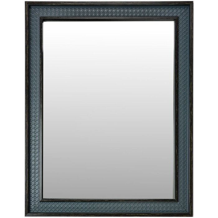 Clayre & Eef 62S323 Specchio grigio-blu 36x2x46 cm stile country