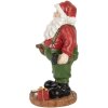 Clayre & Eef 6PR5724 Babbo Natale figura decorativa in stile country 8x6x13 cm