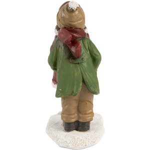Clayre & Eef 6PR5726 Decorazione Bambini Rosso Verde 9x6x12 cm