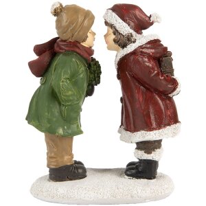 Clayre & Eef 6PR5726 Decorazione Bambini Rosso Verde 9x6x12 cm