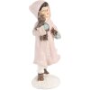 Clayre & Eef 6PR5727 Figurina di Natale Bambino Rosa 12cm Stile Country in Poliresina