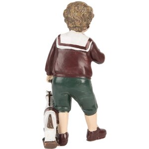 Clayre & Eef 6PR5730 Decorazione Bambino Marrone Verde 6x5x15 cm