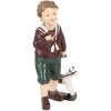 Clayre & Eef 6PR5730 Decorazione Bambino Marrone Verde 6x5x15 cm