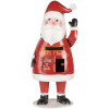 Clayre & Eef 6Y5853 Cassetta delle lettere Babbo Natale Rosso Bianco 16x14x35 cm