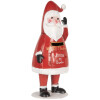 Clayre & Eef 6Y5853 Cassetta delle lettere Babbo Natale Rosso Bianco 16x14x35 cm