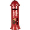 Clayre & Eef 6Y5859 Cassetta delle lettere rossa Ø19x52cm Babbo Natale Consegna rapida