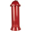 Clayre & Eef 6Y5859 Cassetta delle lettere rossa Ø19x52cm Babbo Natale Consegna rapida