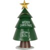 Clayre & Eef Cassetta delle lettere di Natale Lettere a Babbo Natale verde Ø18x35cm