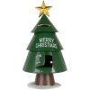 Clayre & Eef Cassetta delle lettere di Natale Lettere a Babbo Natale verde Ø18x35cm
