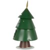 Clayre & Eef Cassetta delle lettere di Natale Lettere a Babbo Natale verde Ø18x35cm