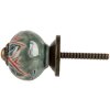 Clayre & Eef 66051 Pomello per porta Boho Verde Arancione Blu Ø3cm S4cm