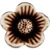Pomello per porta in ceramica Clayre & Eef Ø5x3cm Beige Brown Antique Look