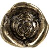 Clayre & Eef 66060 Pomolo per porta oro Ø 3x3 cm Pomolo per mobili in stile barocco in metallo