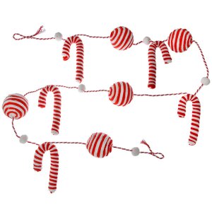 Clayre & Eef 66113 Ghirlanda natalizia in plastica...