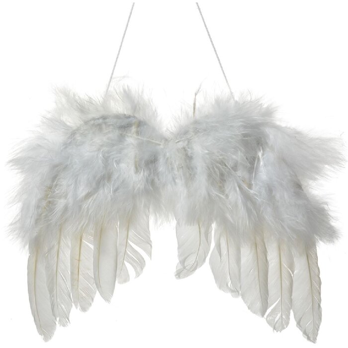 Clayre & Eef 66135 Appendino Ali dAngelo Bianco 20x1x16 cm