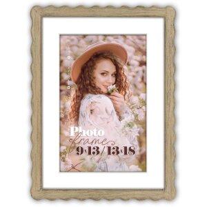 ZEP Cornice in legno Lione Brown Nature da 13x18 a 30x40...