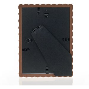 ZEP Cornice in legno Lione Brown Nature da 13x18 a 30x40 Passepartout Vintage