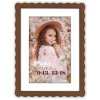 ZEP Cornice in legno Lione Brown Nature da 13x18 a 30x40 Passepartout Vintage