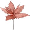 Clayre & Eef 66126 Decorazione natalizia Fiore Rosa Ø46x52cm Plastica