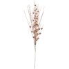 Clayre & Eef decorazione natalizia rosa 12x6x63 cm ramo in plastica glitterata