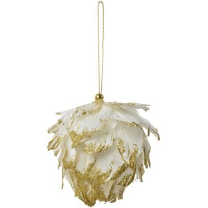 Clayre & Eef 66147 Appendino Fiore Oro Bianco...