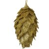 Clayre & Eef 66173GO Decorazione natalizia Fiore Oro Set di 3 Ø7x13cm