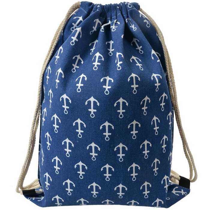 Juleeze JZBG0310 Zaino blu-bianco nautico 34x1x43 cm