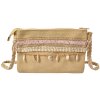 Juleeze JZBG0321 Donna Borsa a tracolla Marrone Rosa 30x3x18 cm Dettagli conchiglia