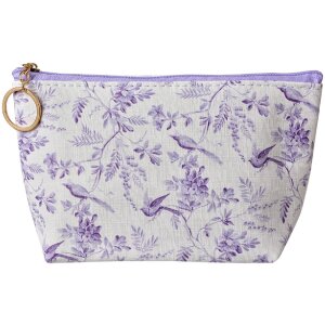 Juleeze JZTB0082 Borsa da toilette Viola Bianco 21x5x13...