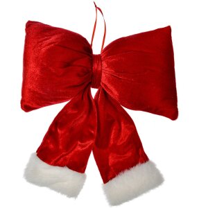 Clayre & Eef 66097L Fiocco decorativo rosso bianco...