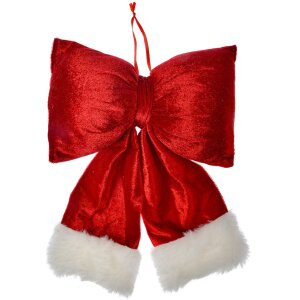 Clayre & Eef 66097M Fiocco decorativo rosso bianco in...