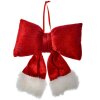 Clayre & Eef 66097S Fiocco decorativo rosso bianco 15x3x17 cm