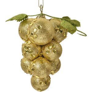 Decorazione natalizia Clayre & Eef oro 10x10x15 cm...