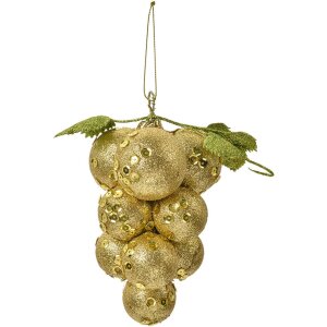 Decorazione natalizia Clayre & Eef oro 10x10x15 cm...